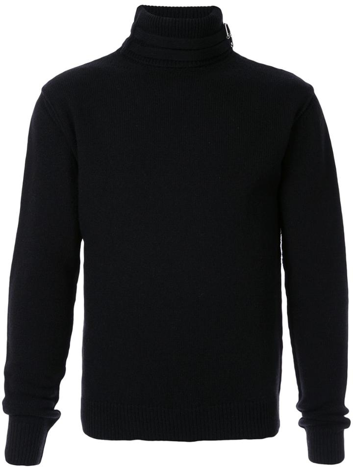Raf Simons Strap Detail Jumper - Black
