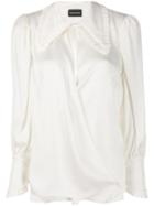 Magda Butrym Long Sleeve Blouse - White