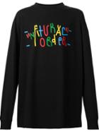 Alyx High Neck Longsleeved T-shirt, Men's, Size: Large, Black, Cotton