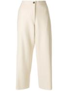 Barena Classic Cropped Trousers - White