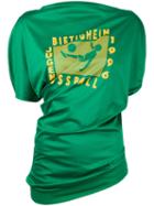 Draped Printed T-shirt - Women - Cotton - M, Green, Cotton, Junya Watanabe Comme Des Garçons