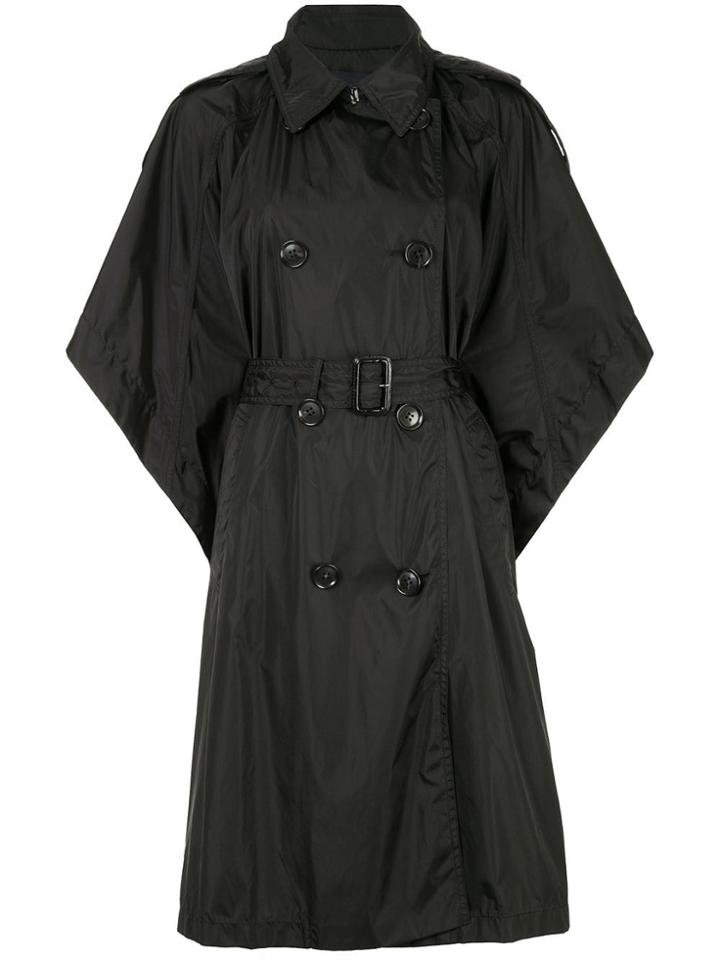 Juun.j Short-sleeved Poncho - Black