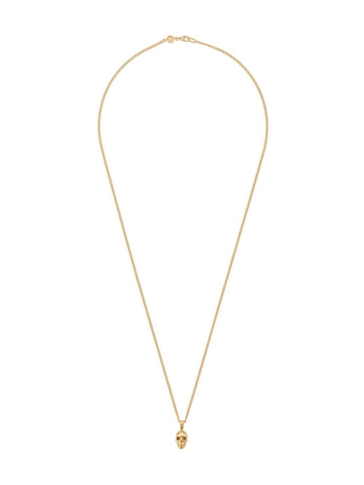 Northskull Skull Necklace - Gold