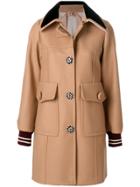 No21 Large Pocket Coat - Nude & Neutrals