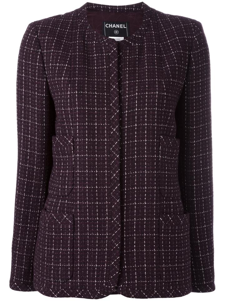 Chanel Vintage Tweed Jacket - Pink & Purple