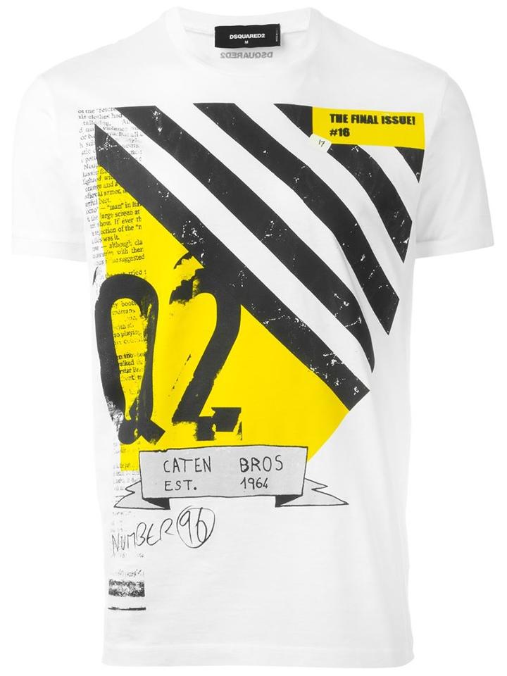 Dsquared2 Print Design T-shirt