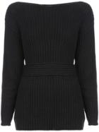 Apiece Apart Belted Sweater - Black