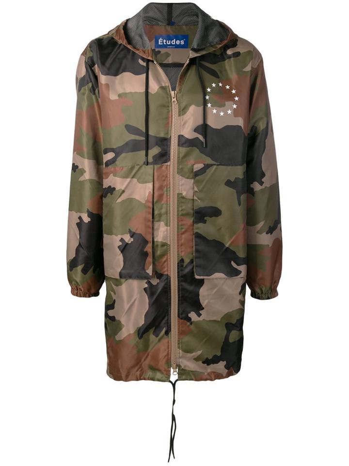 Études Air Europa Camouflage Parka - Green