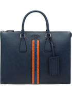 Prada Saffiano Tote - Blue