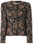 Emanuel Ungaro Vintage Floral Jacket - Blue