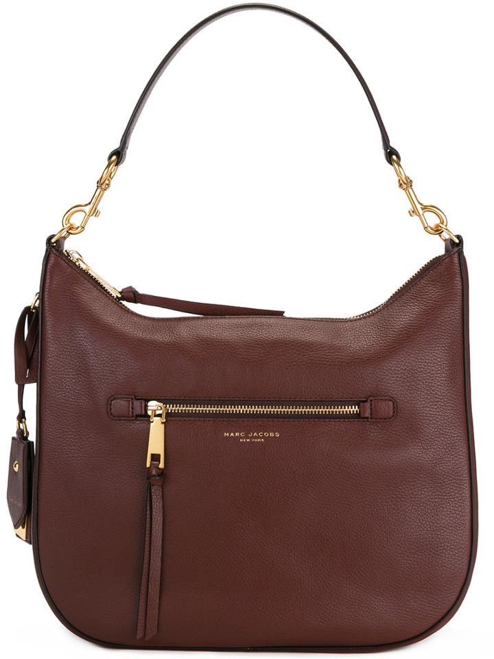 Marc Jacobs Recruit Hobo Shoulder Bag, Women's, Red, Leather