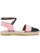 Emporio Armani Round Toe Espadrills - Black