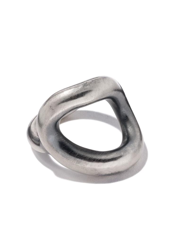 Hum Solid Ring - Silver