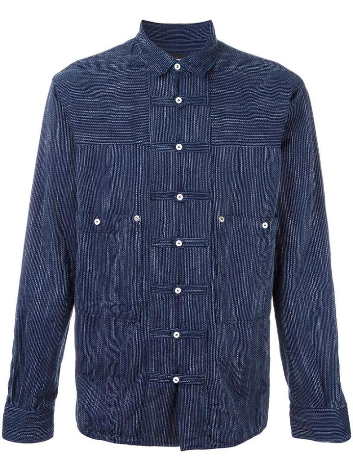 Dsquared2 'workwear' Woven Shirt, Men's, Size: 46, Blue, Cotton
