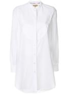 Burberry Bib Detail Tunic Shirt - White