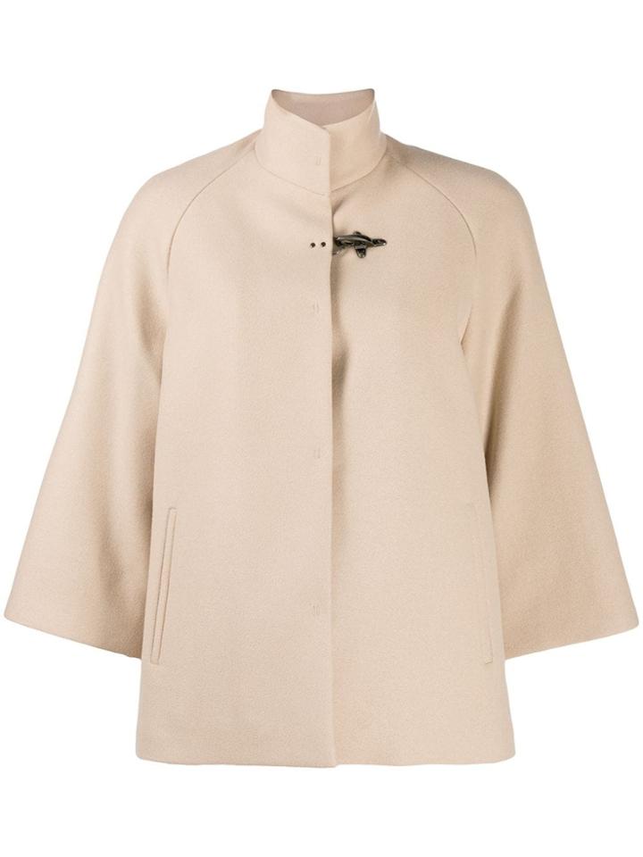 Fay Flared Crop Jacket - Neutrals