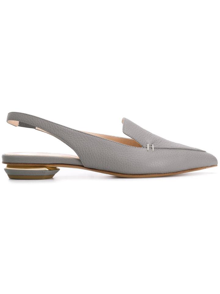 Nicholas Kirkwood Beya Slingbacks - Grey