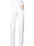 Versace Medusa Embroidered Track Pants - White