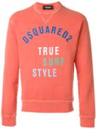 Dsquared2 Logo Sweatshirt, Men's, Size: Xl, Yellow/orange, Cotton