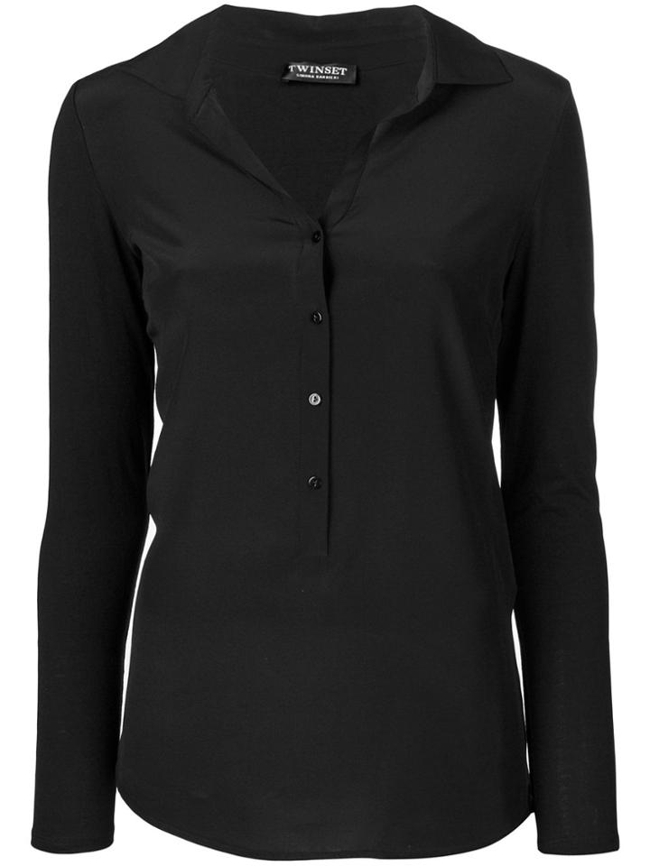 Twin-set Loose Fit Shirt - Black