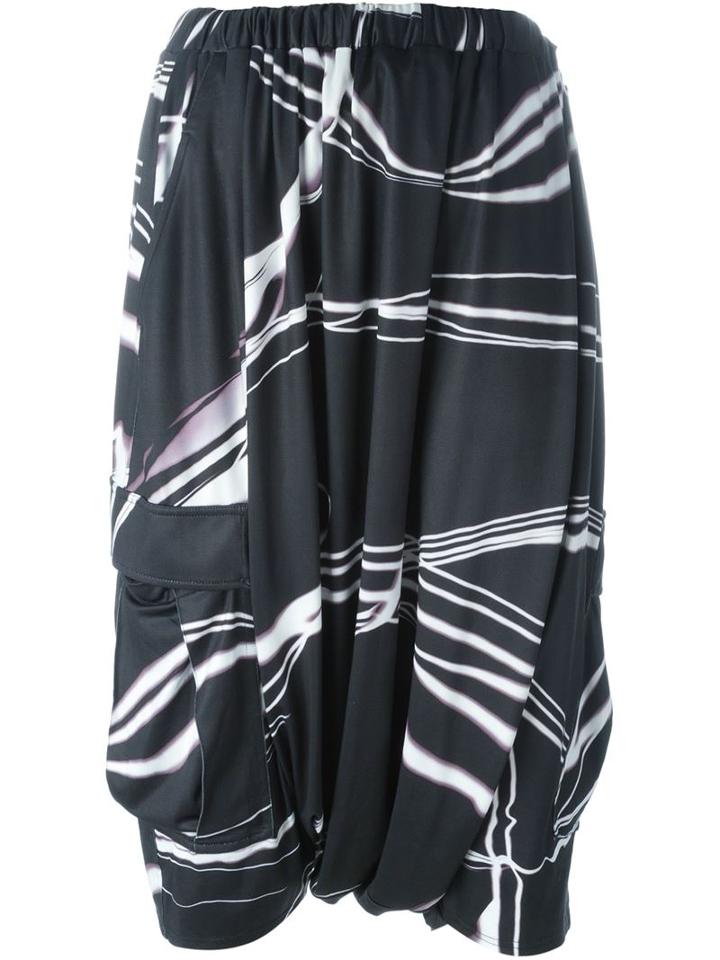 Y-3 Drop Crotch Printed Shorts