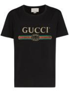 Gucci Oversize Washed Logo T-shirt - Black