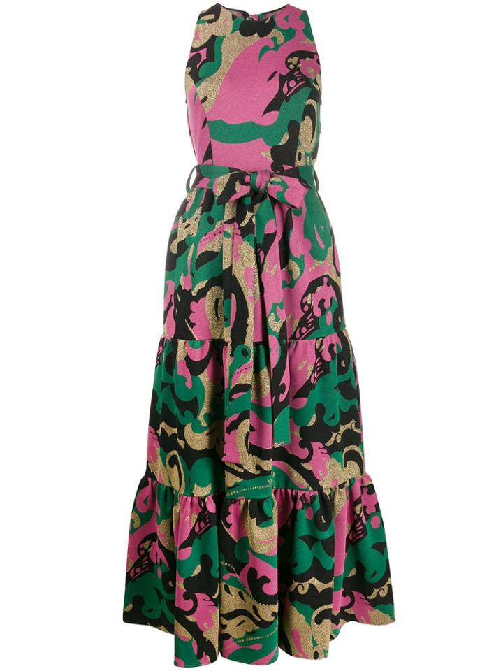 La Doublej Pellicano Americano Sleeveless Dress - Green