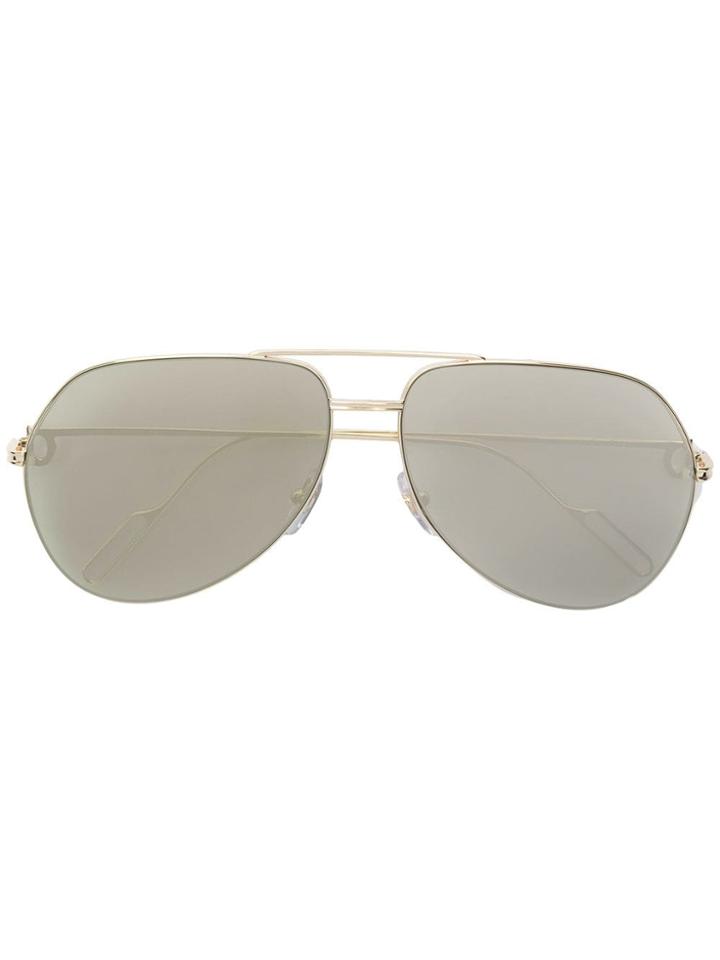 Cartier Aviator Frame Sunglasses - Metallic