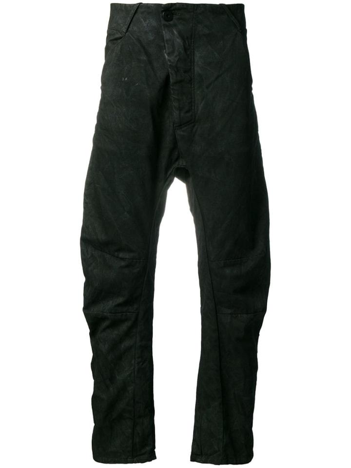 11 By Boris Bidjan Saberi Baggy Arched Trousers - Black
