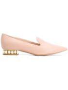 Nicholas Kirkwood Pearl Embellished Loafers - Pink