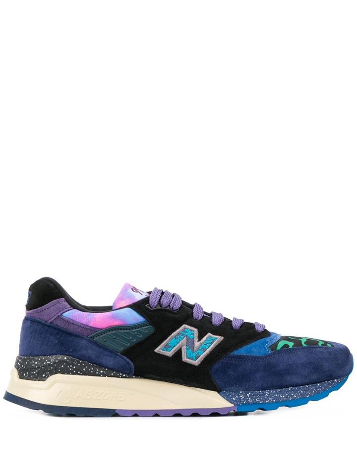 New Balance Swirl Pattern Detail Sneakers - Blue