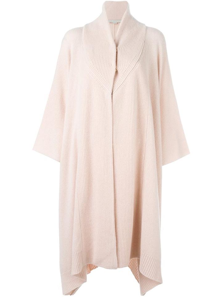 Stella Mccartney Oversize Knitted Cape, Women's, Size: Small, Pink/purple, Cashmere/wool