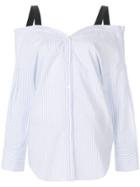Dorothee Schumacher Dropped Shoulders Striped Blouse - White