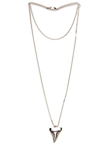 Givenchy Shark Tooth Pendant Necklace