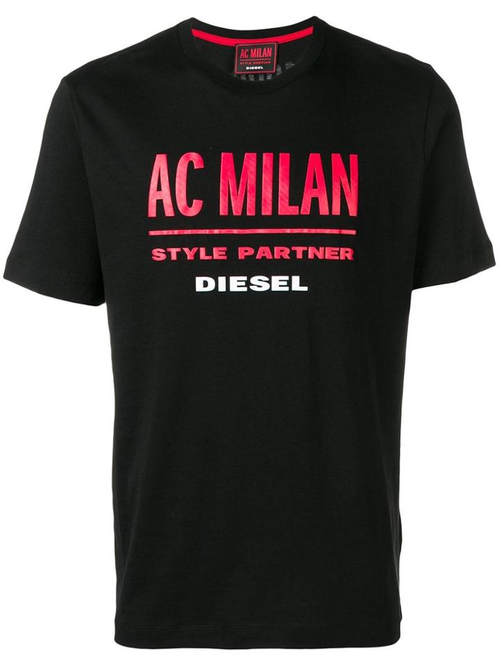 Diesel Ac Milan T-shirt - Black