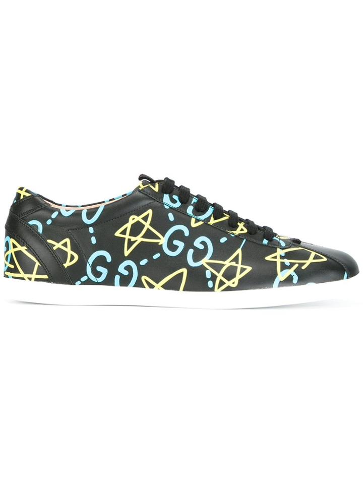 Gucci Guccighost Low Top Sneakers - Black