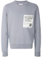 Maison Margiela Logo Patch Sweatshirt - Grey