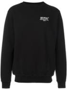 Off-white Embroidered Sweatshirt, Men's, Size: Small, Black, Cotton