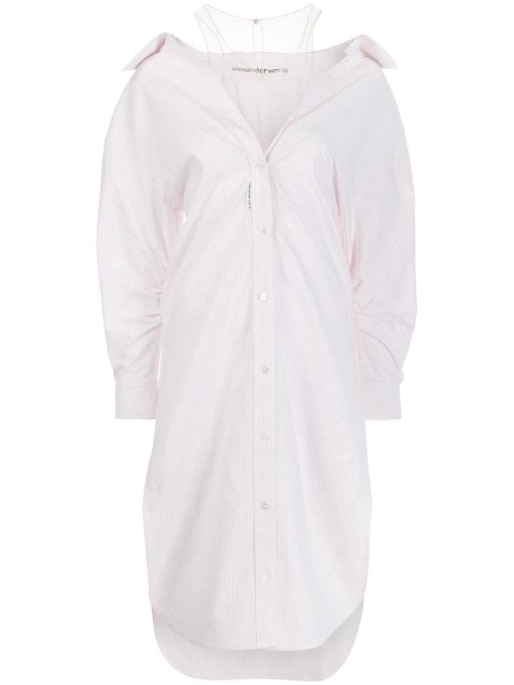 Alexander Wang Oversized Shirt Dress - White