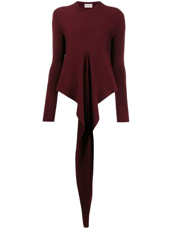 Mrz Tie-waist Jumper - Red