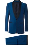 Salvatore Ferragamo Two-piece Smoking Suit, Men's, Size: 50, Blue, Wool/mohair/cupro