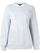 Alexander Wang Welded Barcode Sweatshirt, Women's, Size: Medium, Grey, Cotton