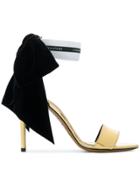 Alexandre Vauthier Ankle Length Sandals - Metallic