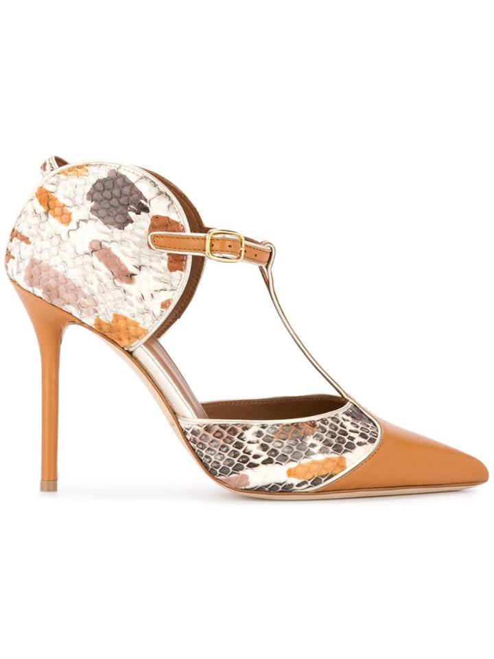 Malone Souliers Stiletto Pumps - Brown