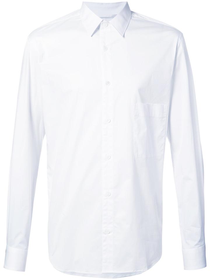 Lemaire - Plain Shirt - Men - Cotton/spandex/elastane - 46, White, Cotton/spandex/elastane