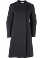 Io Ivana Omazic Double Breasted Coat, Women's, Size: 44, Blue, Polyamide/spandex/elastane/viscose