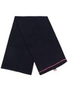 Thom Browne Rwb Tipping Over-washed Scarf - Blue