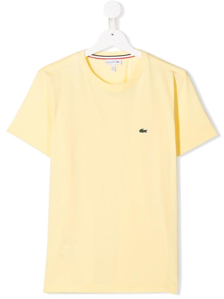 Lacoste Kids Logo T-shirt - Yellow