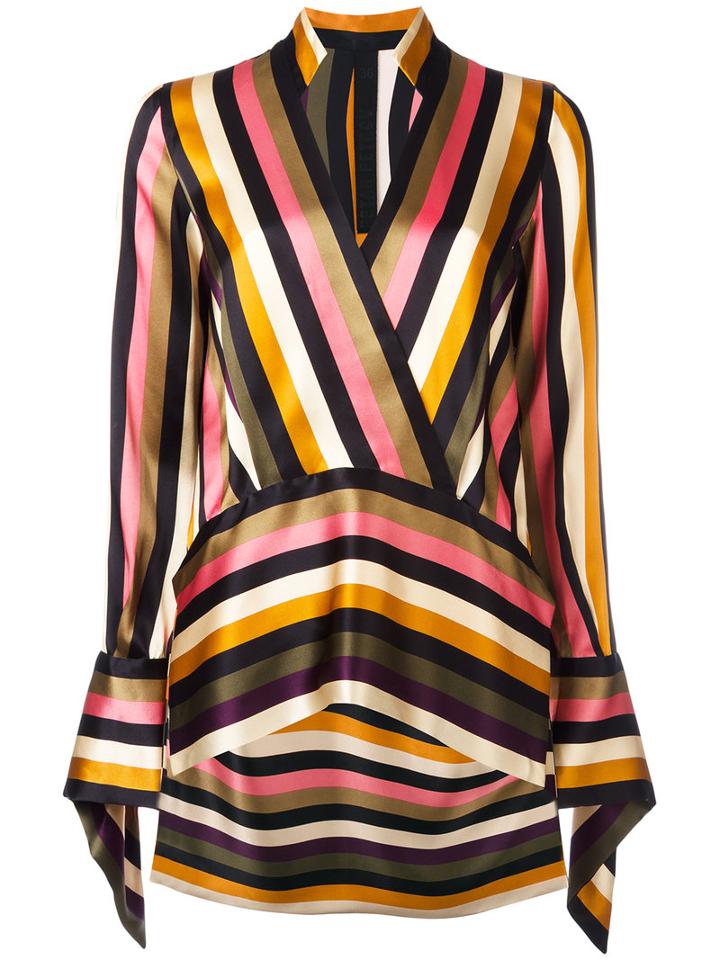 Petar Petrov - Striped Blouse - Women - Silk - 36, Women's, Silk