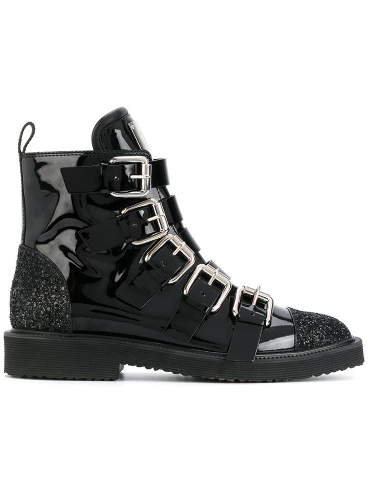 Giuseppe Zanotti Design Multi-buckled Boots - Black